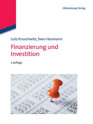 cover image of Finanzierung und Investition
